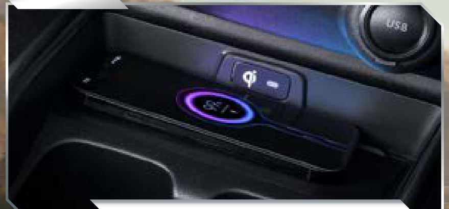 Toyota Urban Cruiser Taisor — Qi wireless smartphone charging pad
