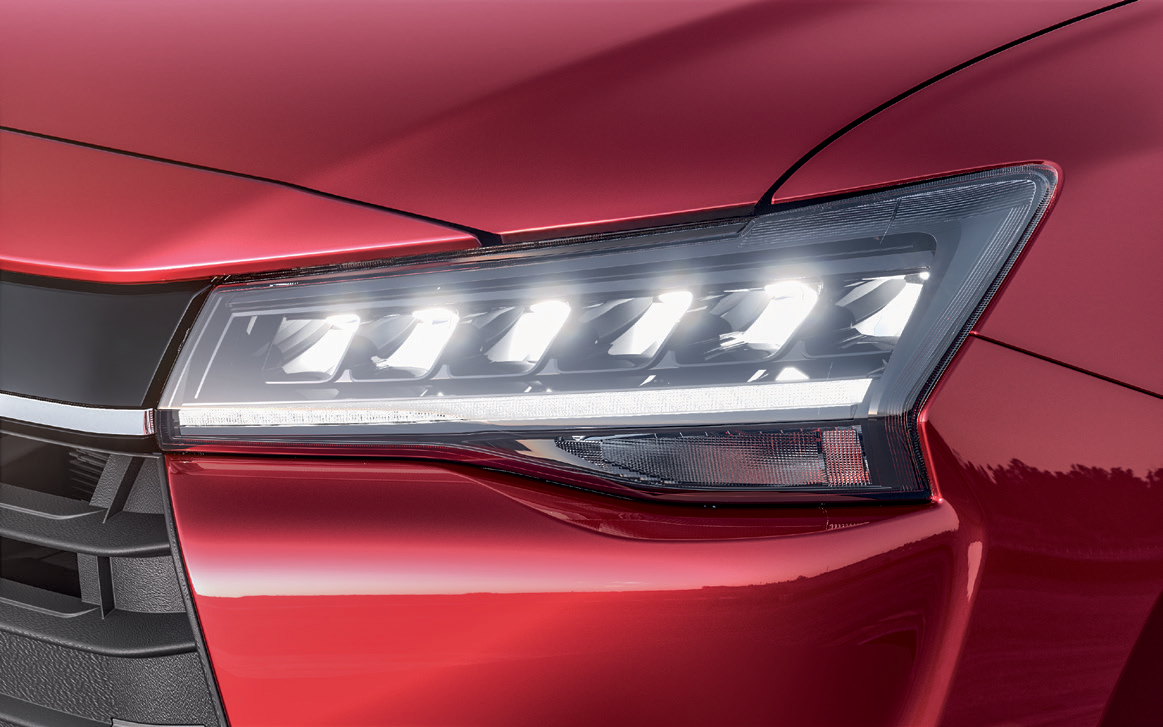 Maruti Suzuki Dzire — LED Crystal Vision headlamps with LED daytime running lamps