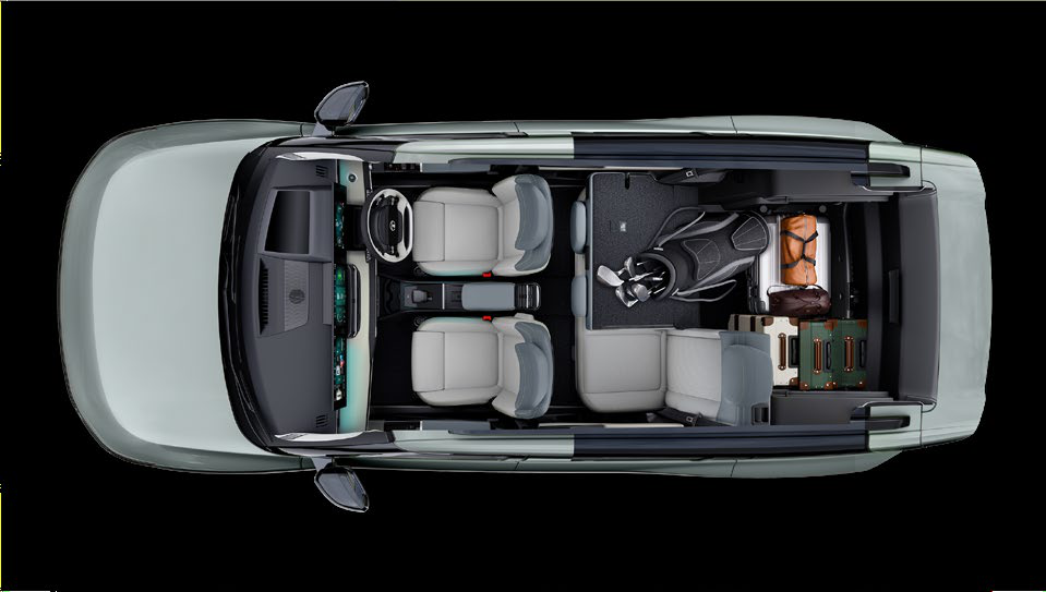 Tata Sierra EV — Boot space expands from 622 litres up to 1,257 litres with the rear seats folded