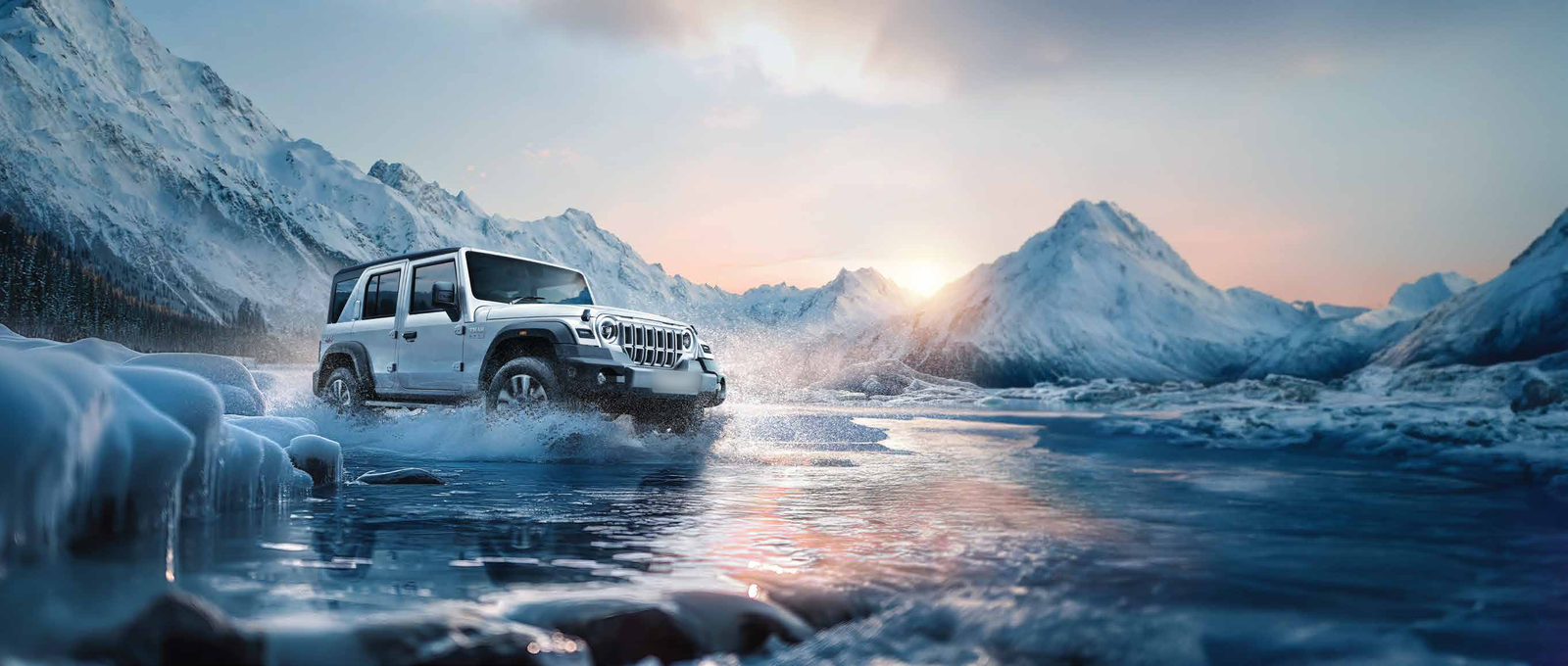 Mahindra Thar Roxx — 650 mm water-wading capability