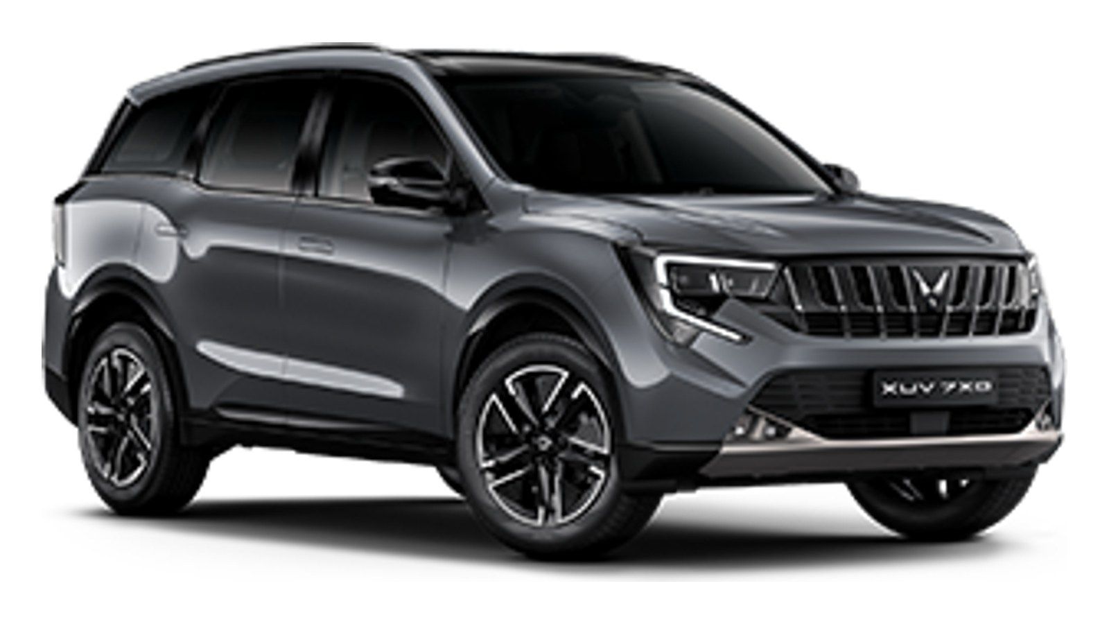 Mahindra XUV 7XO in Galaxy Grey with Stealth Black