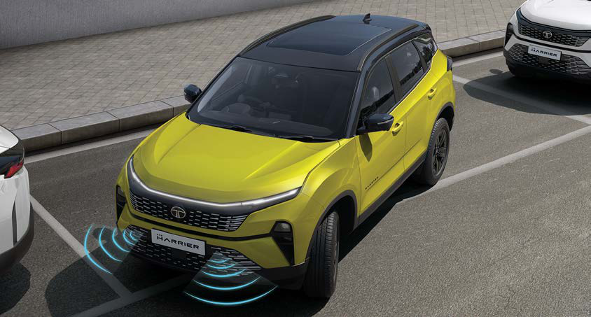 Tata Harrier — Front and rear parking sensors
