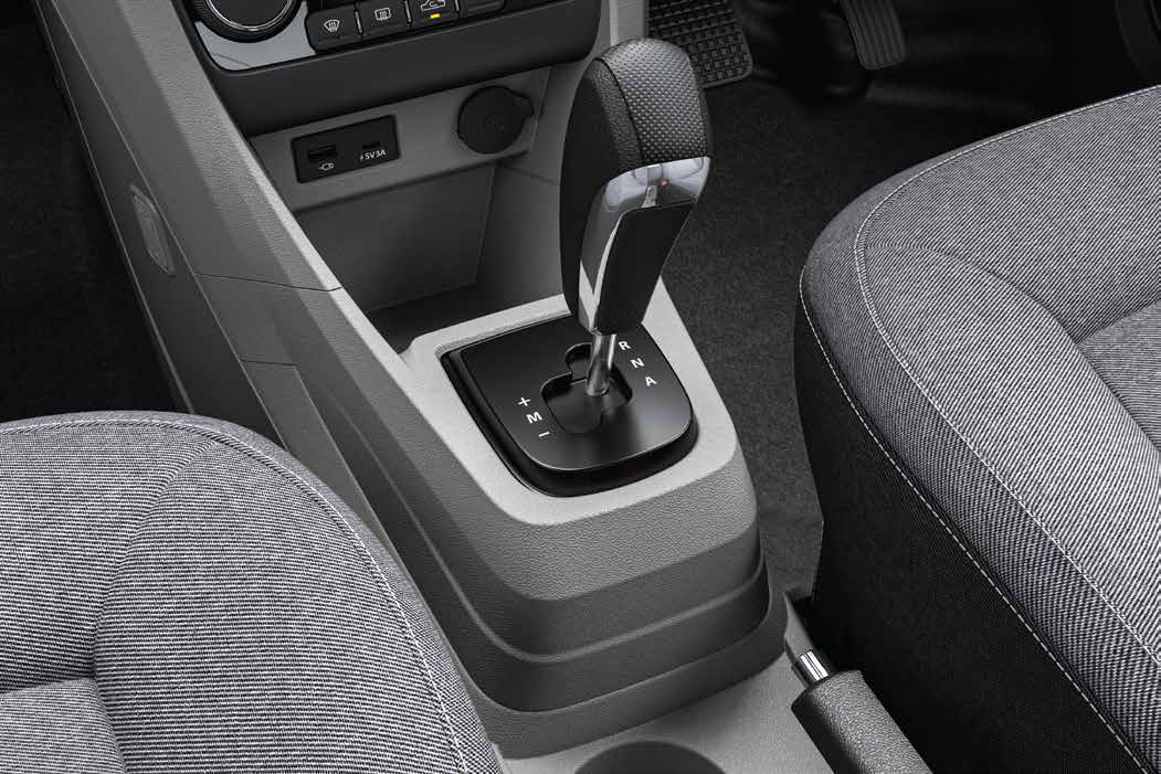 Tata Tiago NRG — 5-speed AMT gear shifter with manual mode, offered with both petrol and CNG