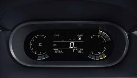 Tata Tiago NRG — Advanced digital instrument cluster