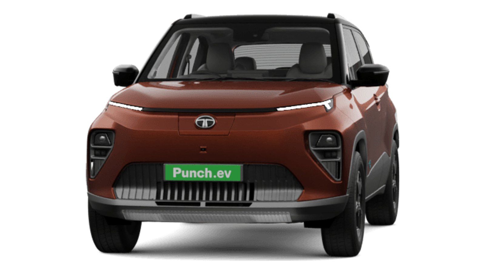 Tata Punch EV in Supernova Copper With Dual Tone