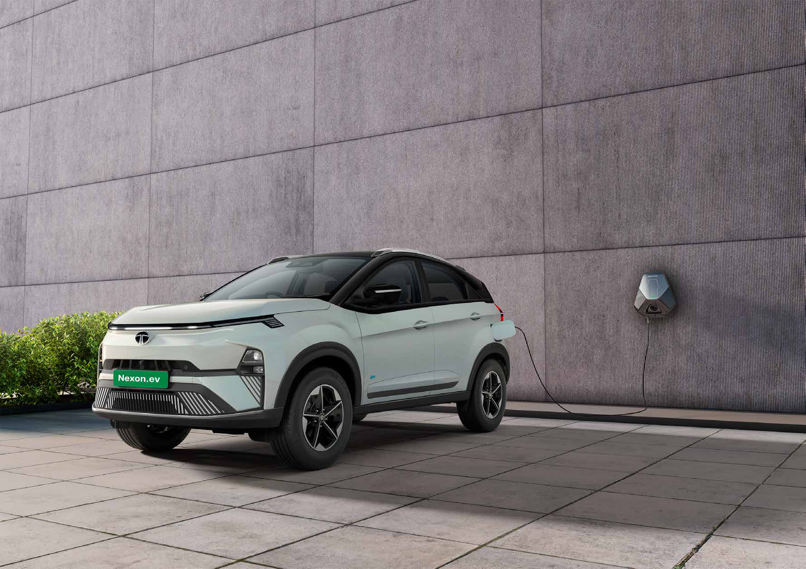 Tata Nexon EV — 7.2 kW AC home wallbox charger - 10-100% in 4 h 18 min (Medium Range) or 6 h 36 min (45 kWh)