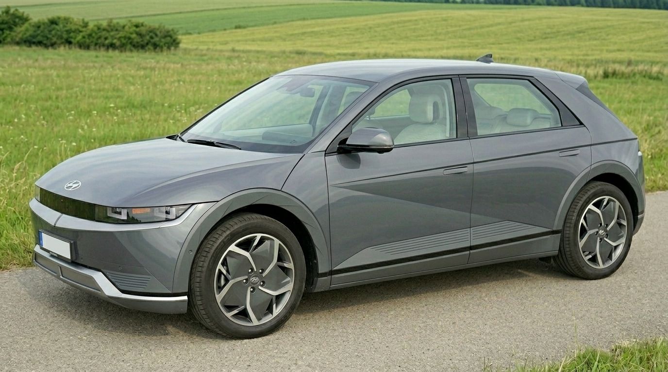 Hyundai Ioniq 5 in Gravity Gold Matte
