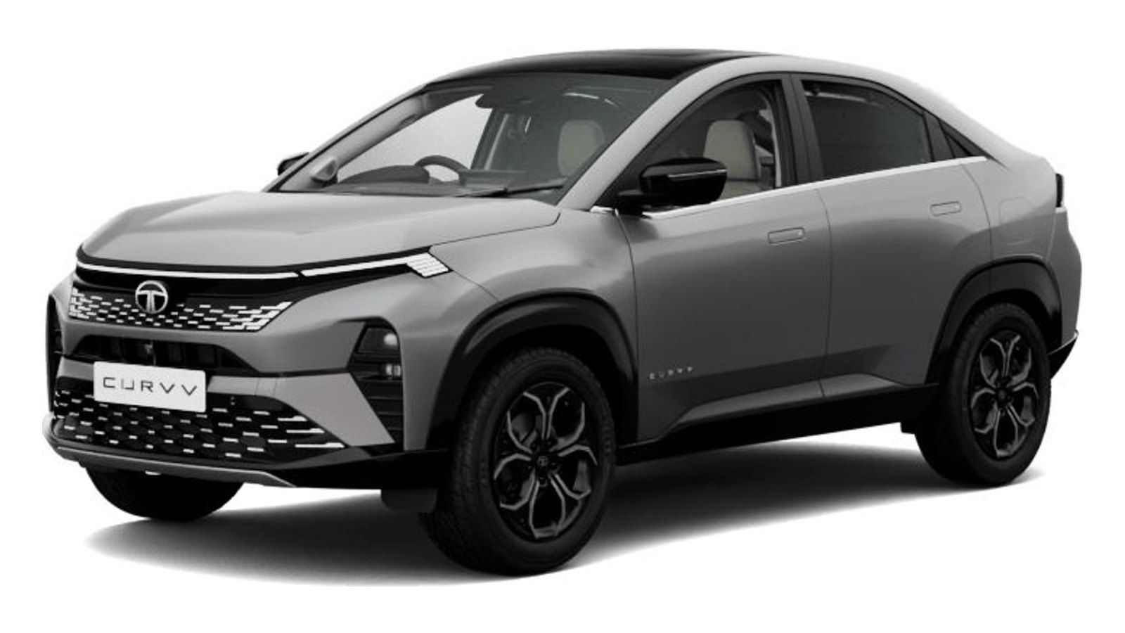 Tata Curvv in Pure Grey With Black Roof