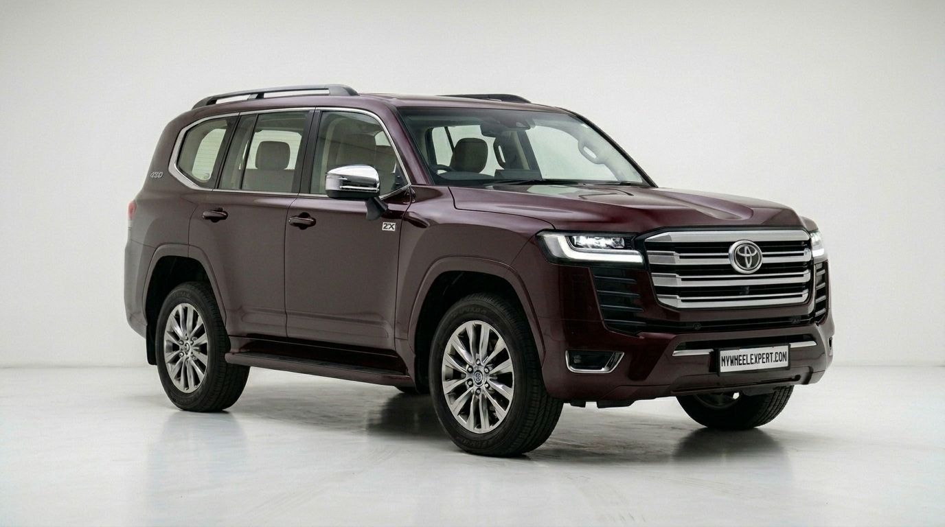 Toyota Land Cruiser in Black & Dark Red (GRS only)