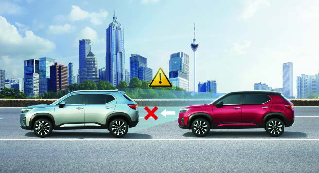 Honda Elevate — Collision Mitigation Braking warns of an impending frontal impact