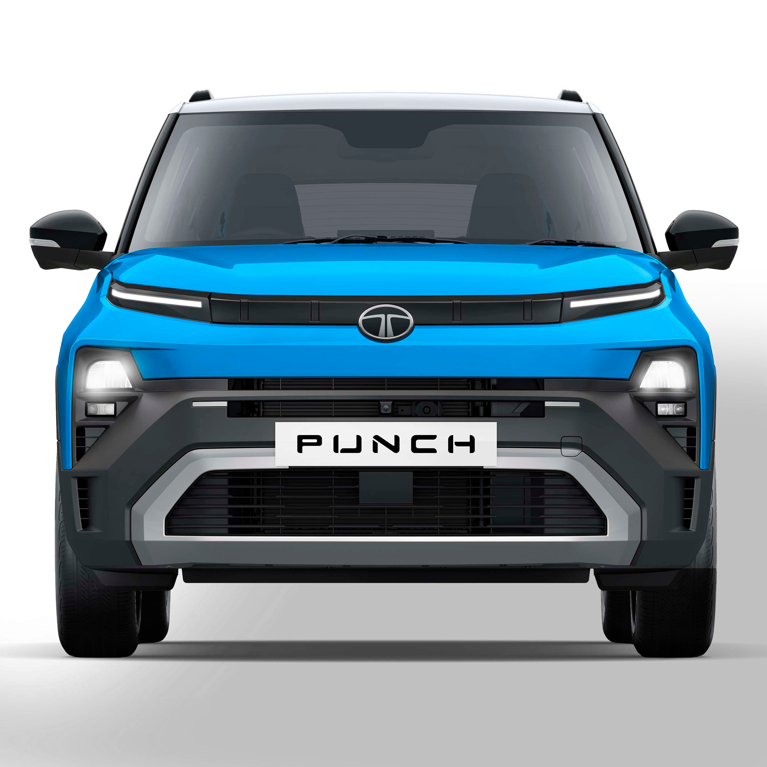 Tata Punch — Powersight LED headlamps with full-width connected LED DRL bar