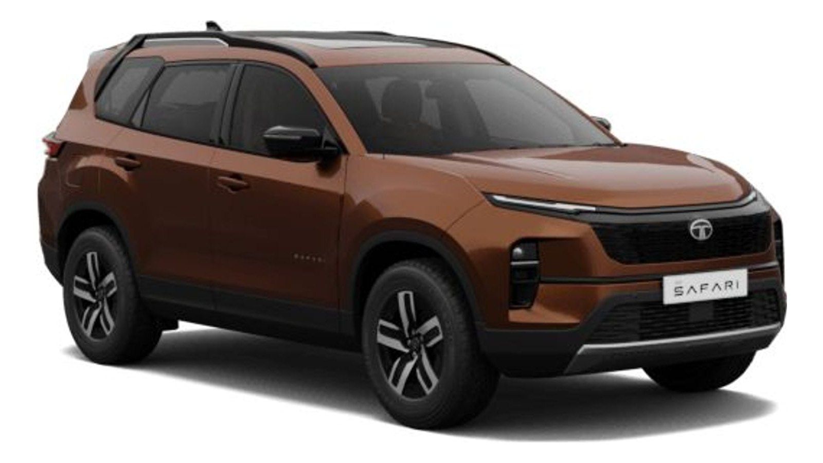Tata Safari in Supernova Copper
