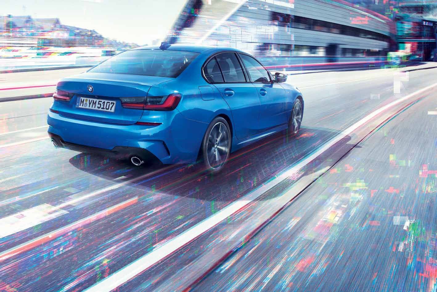 BMW 3 Series LWB — Wide rear track with slim LED tail-lights