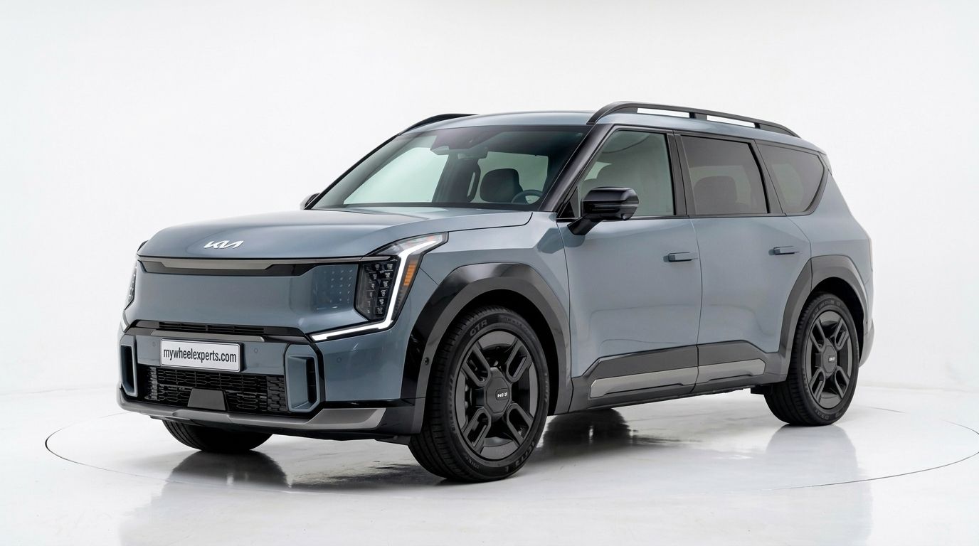 Kia EV9 in Pebble Grey