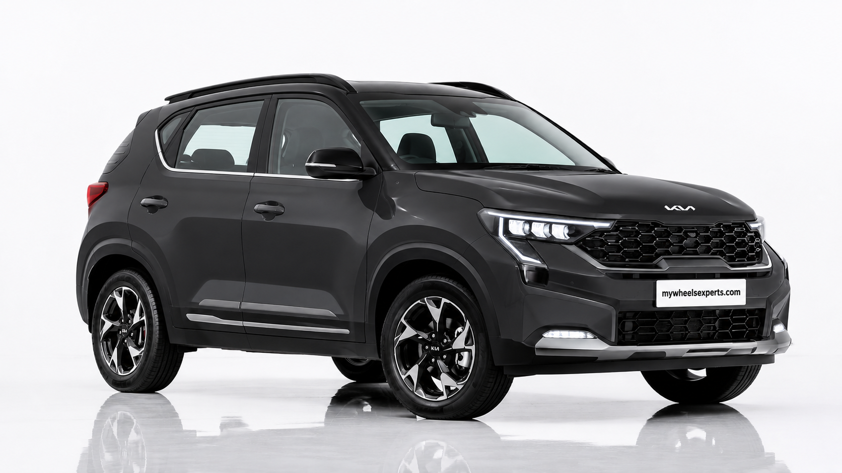 Kia Sonet in Gravity Grey
