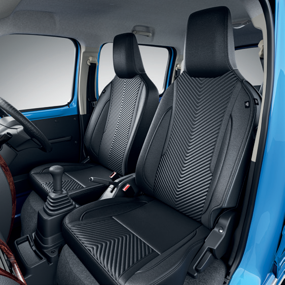 Maruti Suzuki Eeco — Textured seat covers for the front seats.