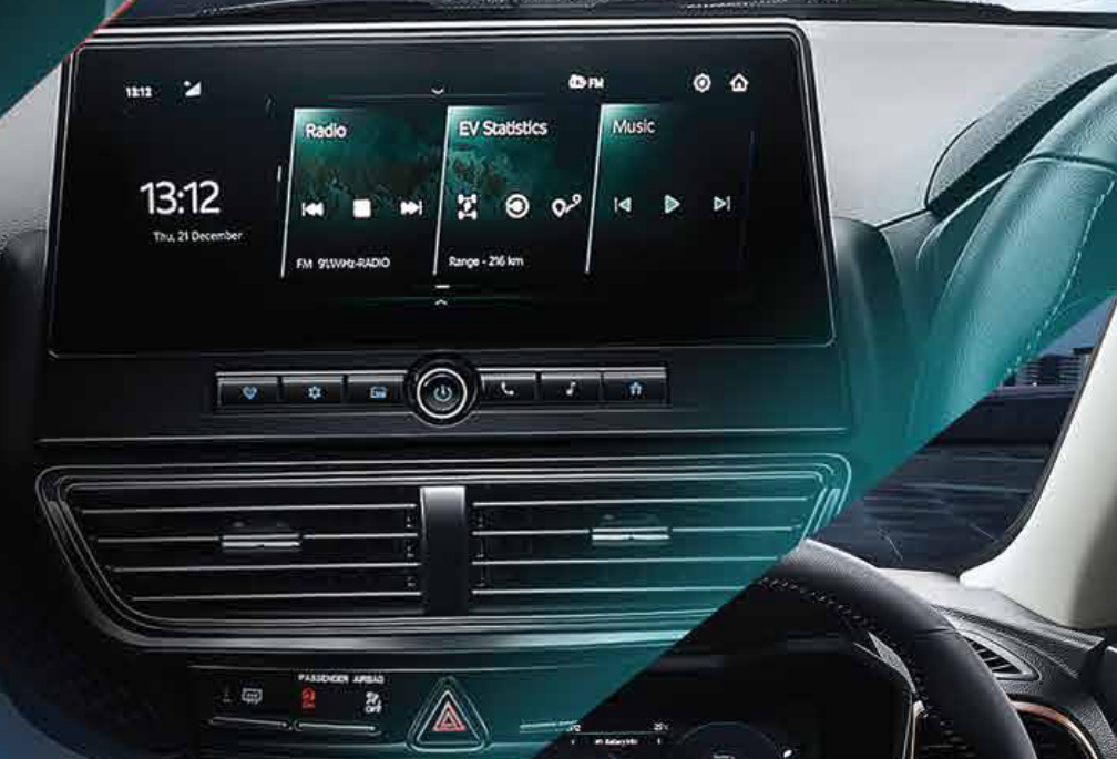 Mahindra XUV400 — 26.04 cm (10.25-inch) touchscreen infotainment with wireless Android Auto and Apple CarPlay